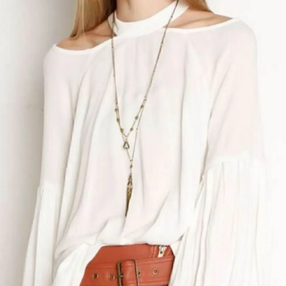 Free People Drift Away Cold Shoulder Tunic Dress size small